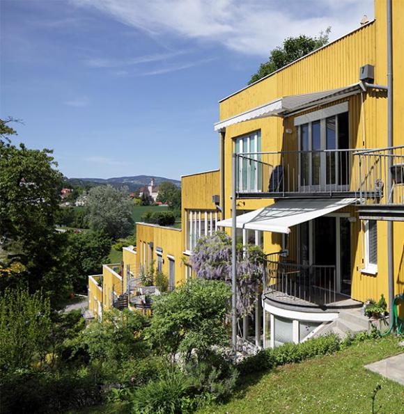 Les Palétuviers Atrium House, Leonding (1975) · Architect: Fritz Matzinger